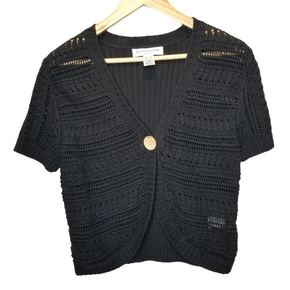 Jones New York Sweaters - Jones New York Sweater Womens Shrug Petite Medium Black